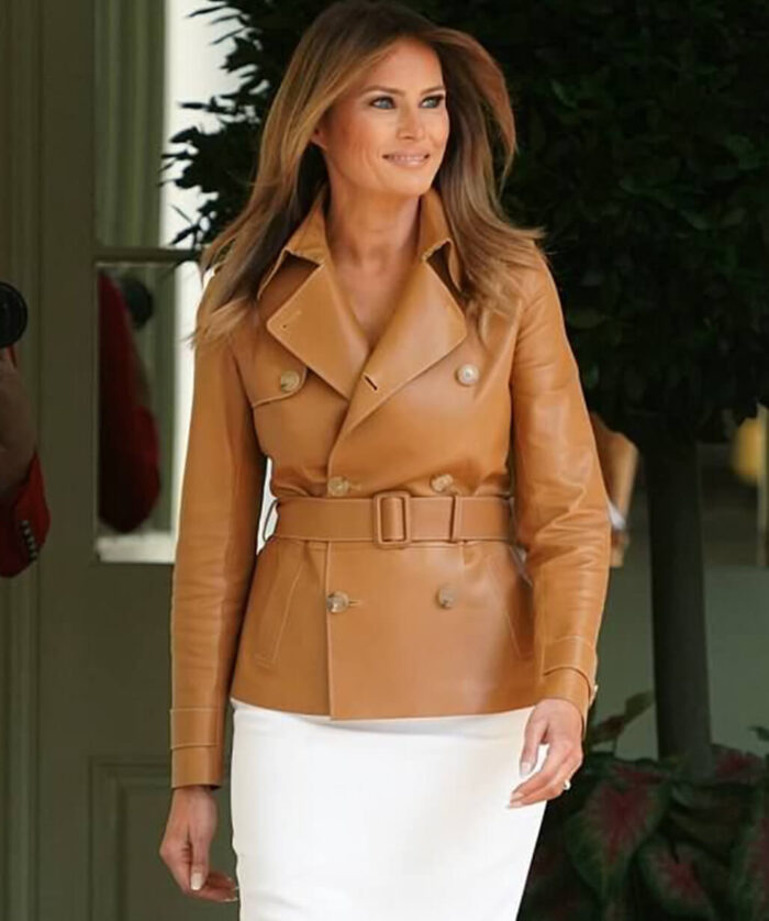 Melania Trump Peacoat