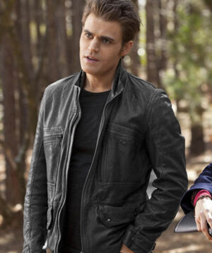 Paul Wesley Leather Jacket