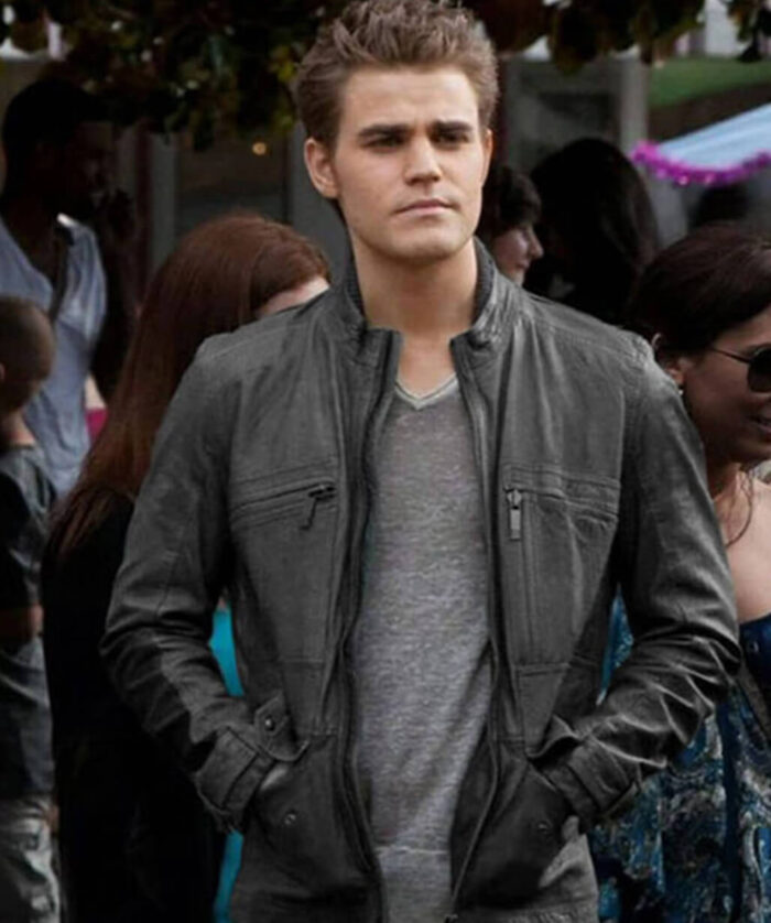 Paul Wesley Leather Jacket