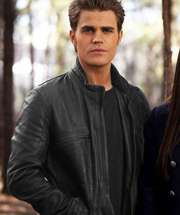 Paul Wesley Leather Jacket