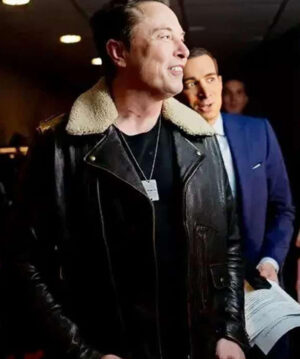 Elon Musk Shearling Jacket